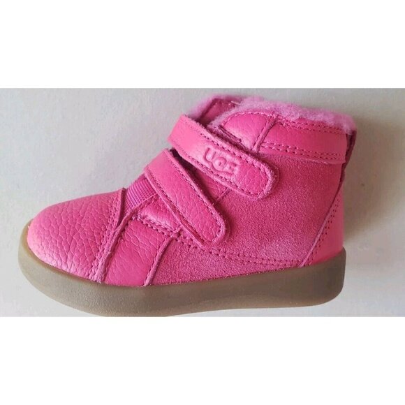 NEW UGG GIRLS RENNON II BERRY SNEAKERS GIFT BOX  SZ 04-05 US /12 -18 MO - Picture 2 of 9